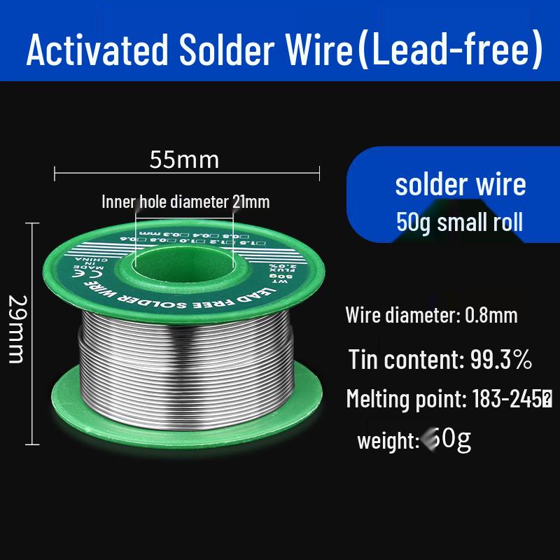 High-Purity Lead-Free Rosin Core Solder Wire for Low-Temperature Welding