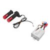 48V 500W Brushed Controller and Red Crystal Long Line Throttle Twist Grip Set for Electric Bikes