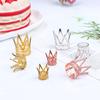 Doll Accessories Metal Crown Headwear Hairwear Hair Accessories For Doll House Toy