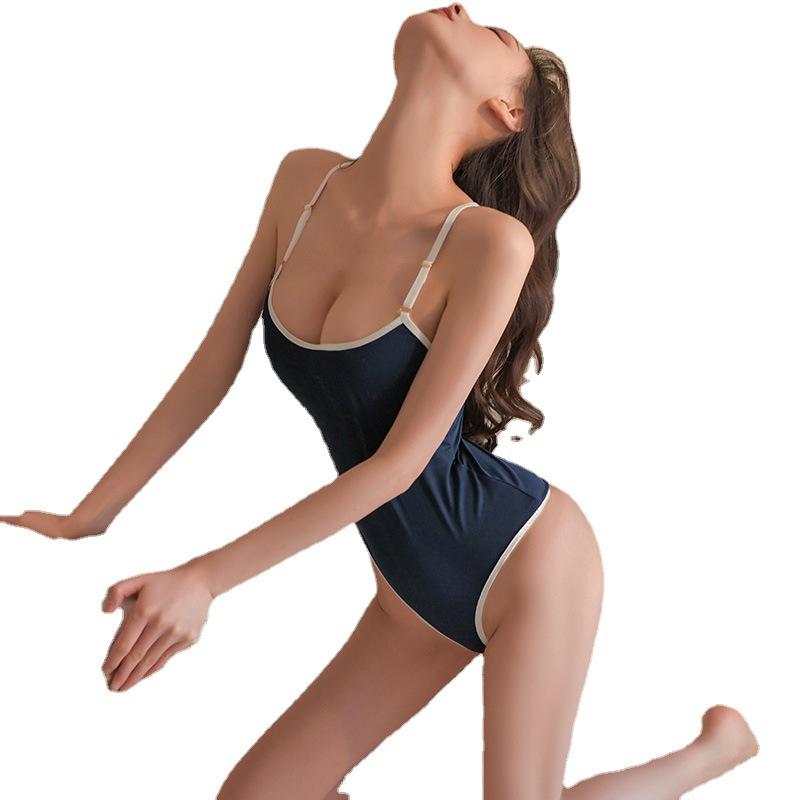 Sexy lingerie sexy temptation flirting open onesie hot perspective pure desire uniform passion onesie