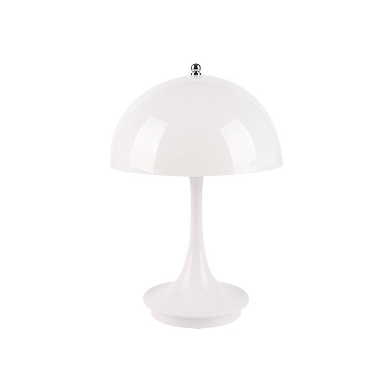 Denmark Style Mushroom Table Lamp: Slim Waist, Dimmable Touch Night Light for Bedroom