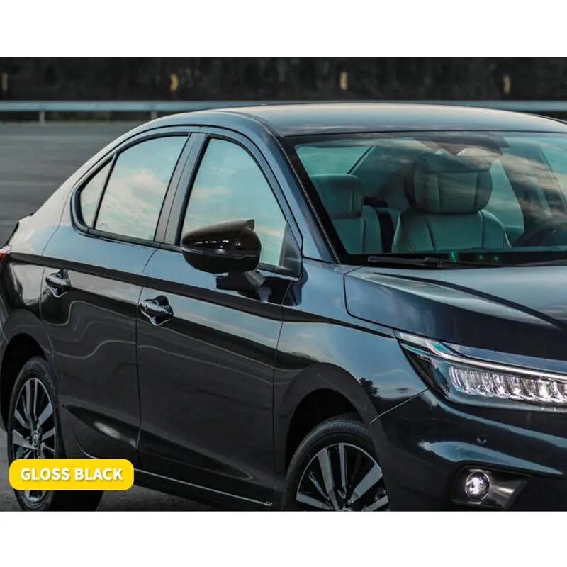 For Honda City 2020 2025 2025 2025 Car Rearview Side Mirror Cover Wing Cap Sticker Exterior Door Rear View Case Trim Carbon Auto