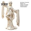 Detailed Chinese Style Statue 3D Printed Ancient Dancer Ornament, Elegant Flowing Water Sleeve Figurine, Traditional Home Decor Oriental Aesthetic