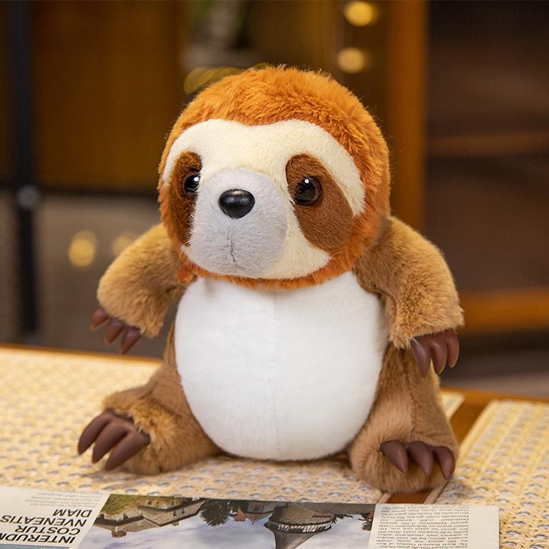 Plush Animal Toy: Panda, Koala, Sloth, Raccoon Mini Dolls