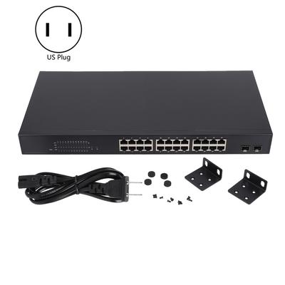 Przełącznik POE 24 porty Pełny Gigabit Automatyczna detekcja Inteligentny zasilacz Gigabit Ethernet