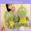 Cartoon Dinosaur Green Plush Doll Childrens Birthday Gift Toy Decoration Room