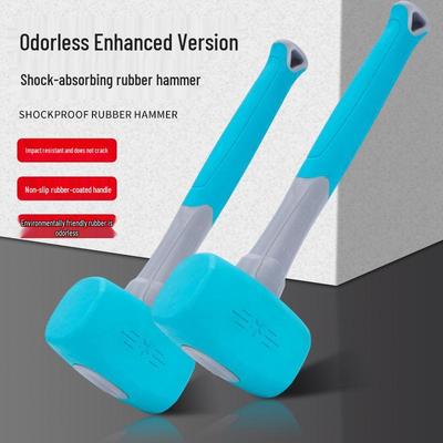 Odorless Rubber Hammer for Tile Installation and Leveling