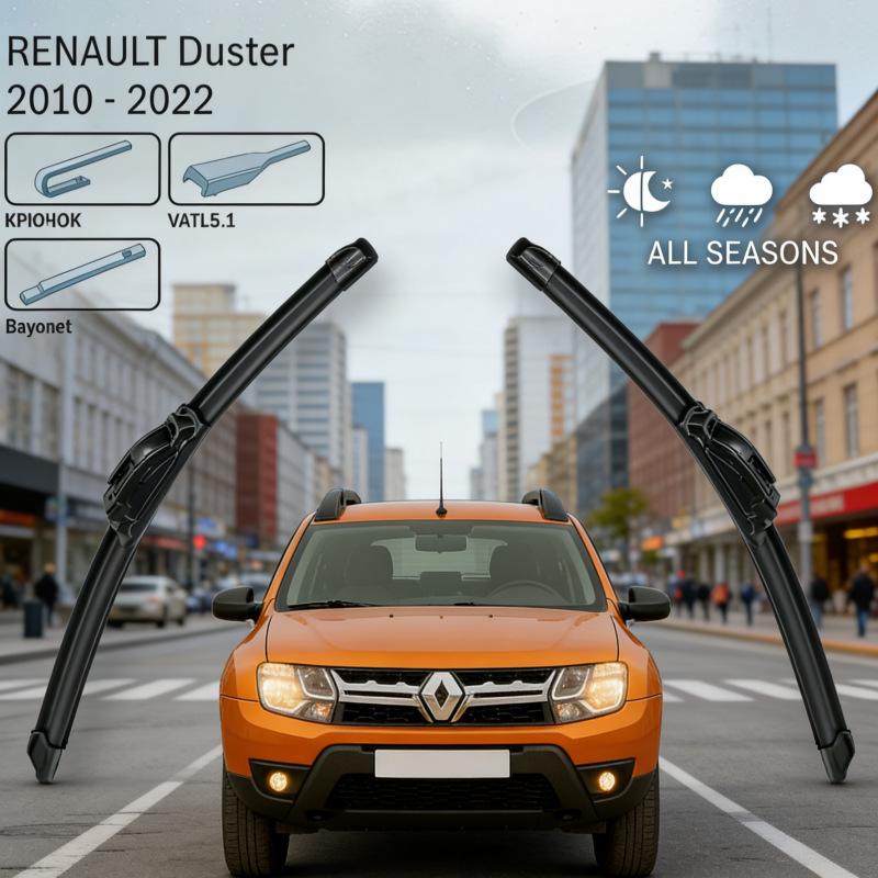 Multi-Head Wiper for 2012-2016 Renault Koleos (Russian Market)