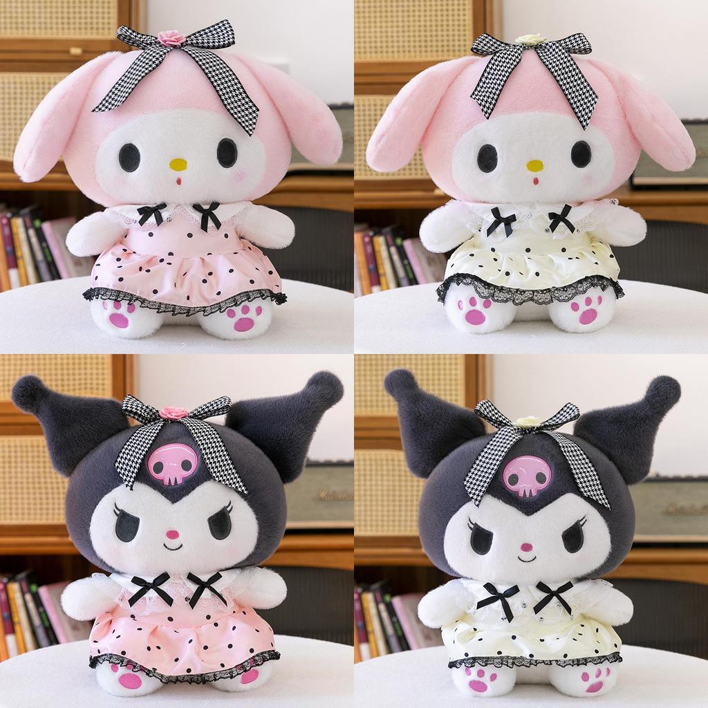 Melody Plush Dolls With Dress And Bow Decoration For Girls And Boys With Sleep Support