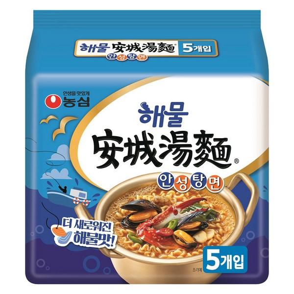 

Nongshim Seafood Anseongtangmyeon, 5 pieces