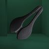 3D Printed Carbon Fiber Bicycle Saddle Short Nose Road MTB Cycling Seat Black M