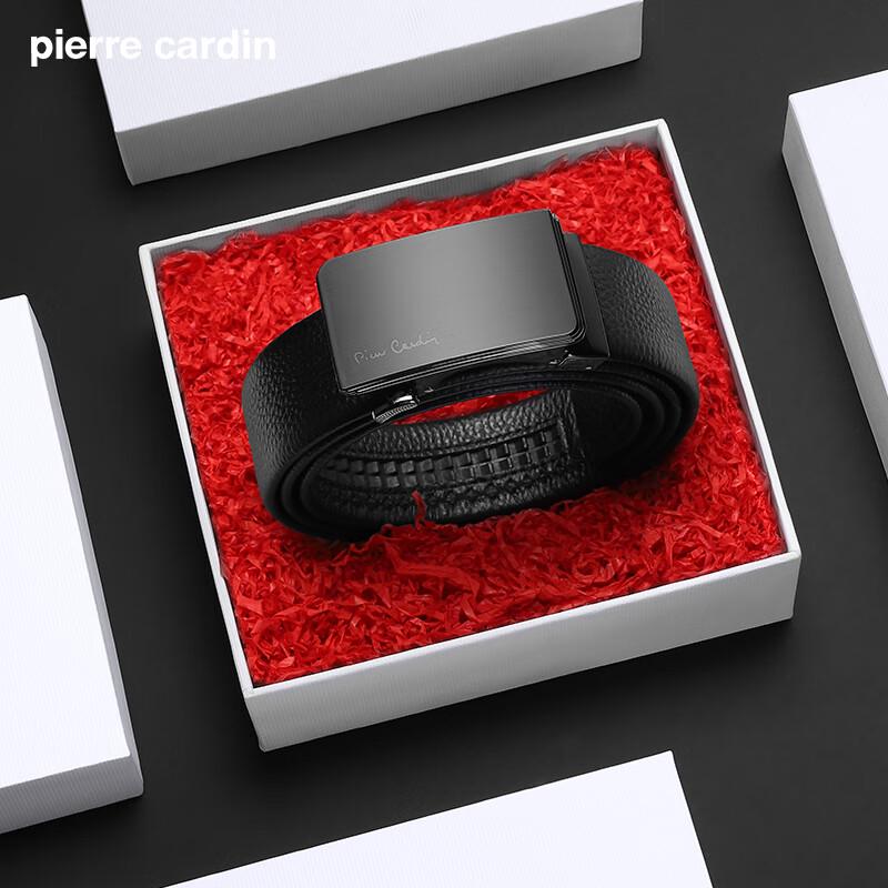 Pierre Cardin Men's Automatic Buckle Leather Belt