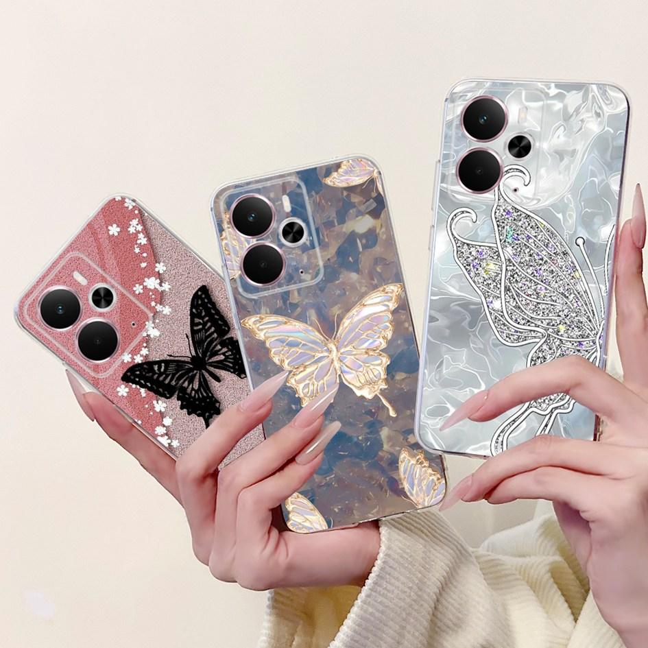 For Oppo Realme 14 14T 5G Case RMX5075 RMX5078 Popular Love Heart Shockproof Soft Silicone Cover For Realme14 Realme14T 5G Pouch