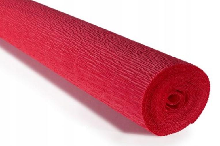 Cartotecnica Rossi 5pz Carta Crespo 180gr 50x250cm Rosso Arancio 580 - Immagine 2
