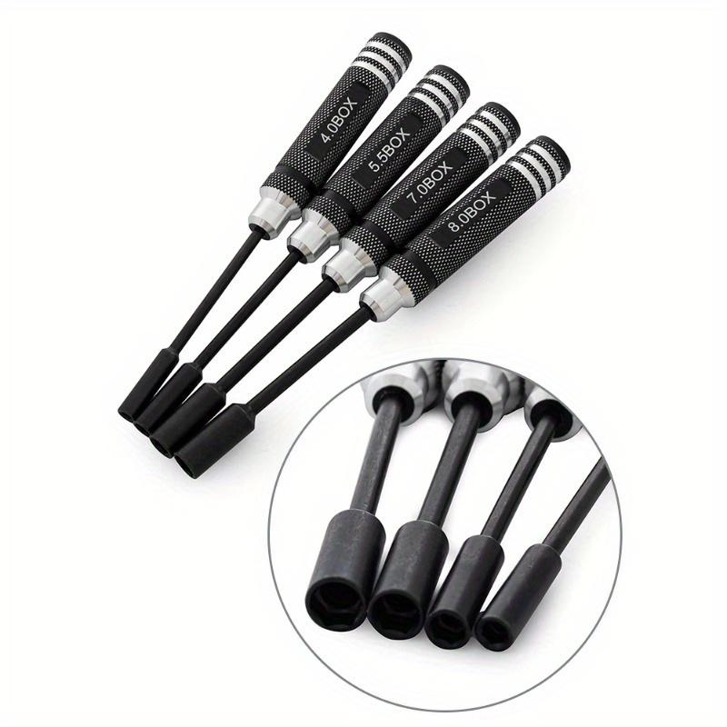 4.0mm 5.5mm 7.0mm 8.0mm Repair Tools Kit Hex Nut Key Socket Screw Driver Wrench Spanner Box For RC Model Car Quadcopter Drone