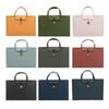 Large Capacity Handheld Bag Rectangle Carrying Case Messenger Briefcase  Women's Bag