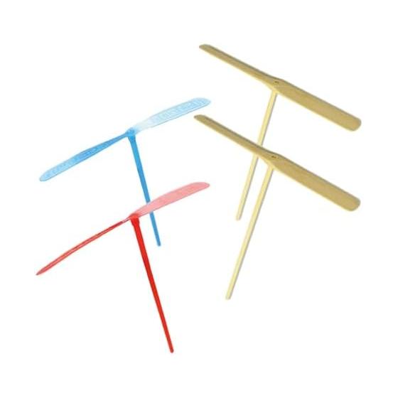 Bamboo dragonfly made of bamboo and plastic, set of 2 each, color assorted