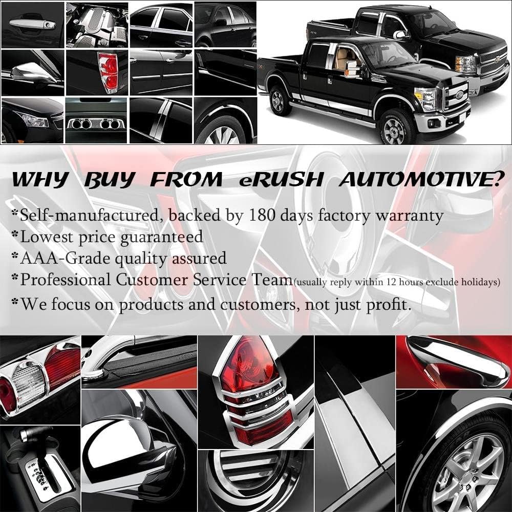 Triple Chrome Plated Door Handle Covers Compatible with 2015-2019 Sonata (Without Smart Buttons Cutout)