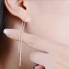 Korean Geometric Long Tassel Drop Earring For Women Box Chain Ear Line Earrings Girl Jewelry Brincos