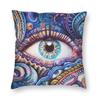 Evil Eye Black Art Mønster Putetrekk Putetrekk Hjem Stue Sofa Bil dekorasjon Putetrekk Putetrekk