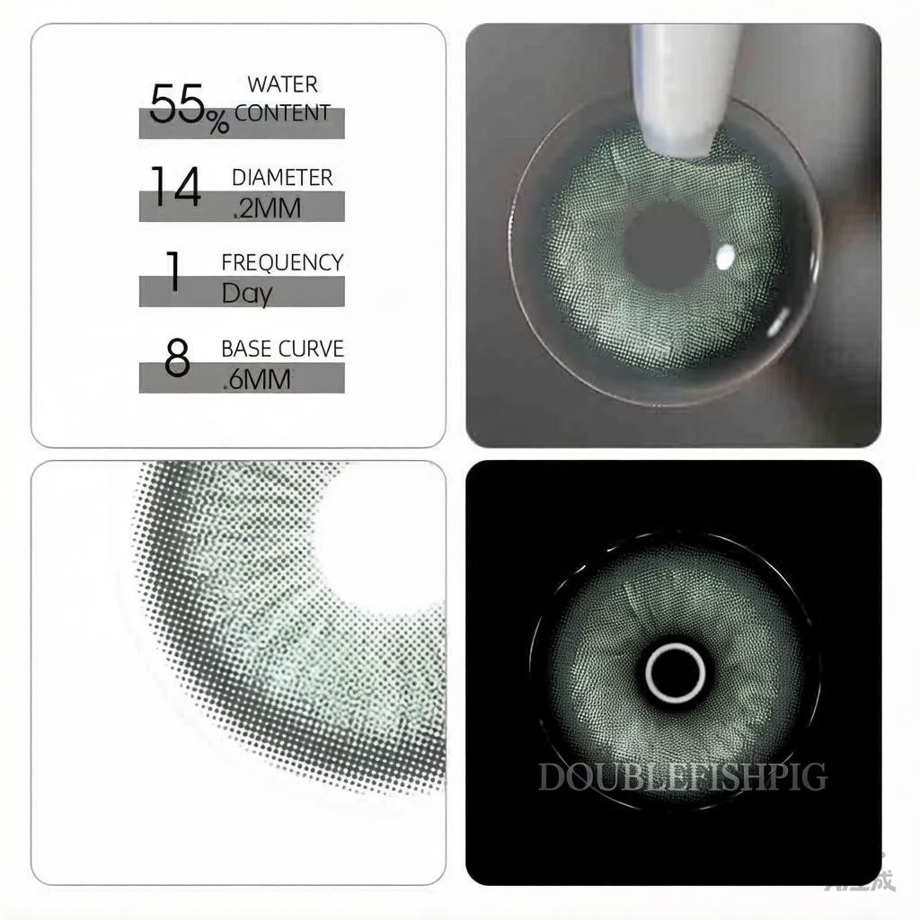 Moody Prescription1 DAY 2 PCS Nagini Green