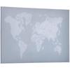 Canvas Print 120x90cm for Home and Office, Canvas In Pine Wood and Polyurethane Resin Ink, Grey and White