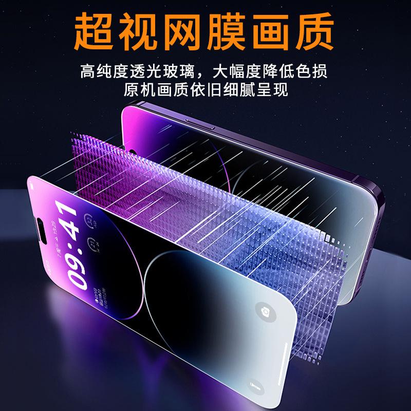 iPhone11 tempered film 11mini clean compartment 11ProMax Apple 11 new 11Pro anti-privacy full screen 11