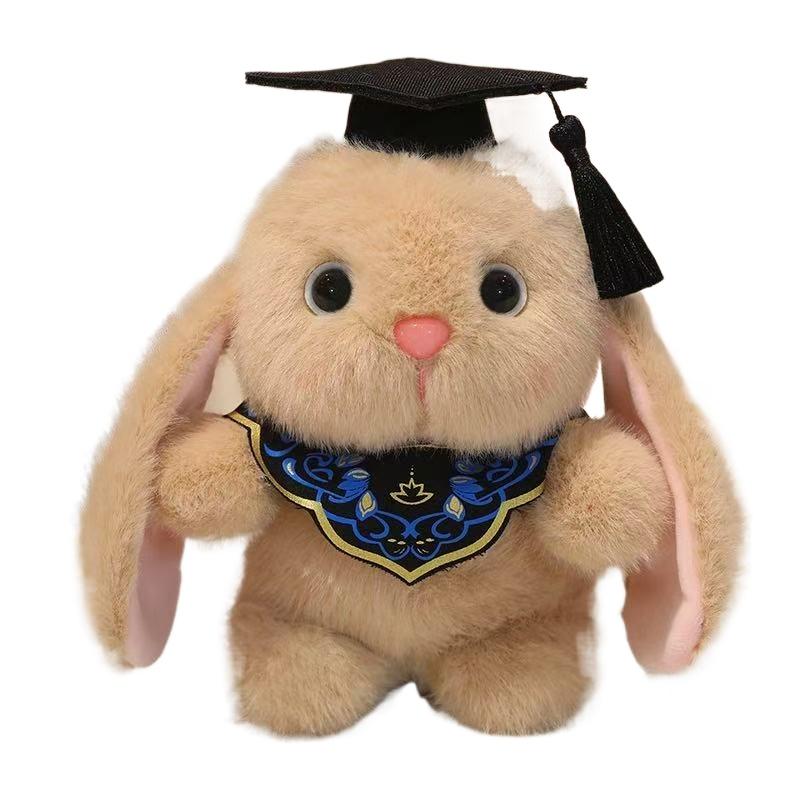 

Latest Cute Doctor Rabbit Doll Kawaii Stuffed Plush Toy Fun Handmade Doll Cartoon Anime Cute Children s Birthday Gift Doll 18cm
