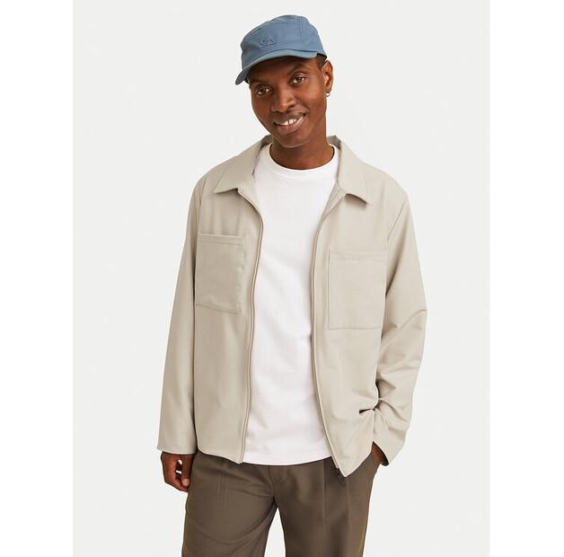 Demi-season Jacket Jack&Jones Perfect 12270677 Beige Color, Standard Fit