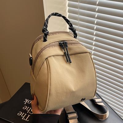 Japanischer legerer einfacher Stil, praktische Persönlichkeit, kleine Umhängetasche, modisch für Reisen, vielseitige Schulter-Nylontasche für Damen