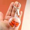 Sportlich Inspiriertes Acryl Basketball Schlüsselanhänger Großes Modeaccessoire Mit Auffälligem Design Für Aktive Lifestyle-Anhänger