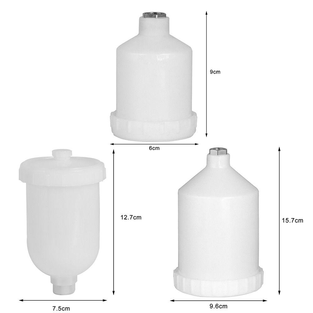 125/250/600ml Spray Paint Cup Universal Fit Paint Sprayer Pot  Hand Tool Accessories