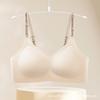 Soft Support Underwear Women Gather To Show Big and Seamless Summer Thin Breathable Collection Sub-breast Breathable Fixed Cup Bra