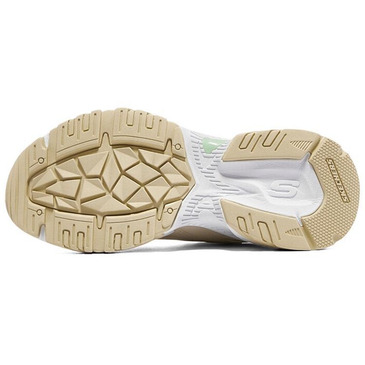 Skechers Stamina V2 Mesh Synthetic Leather Casual Retro Low-Top Dad Shoes Women Sneaker Natural 149909-NMLT