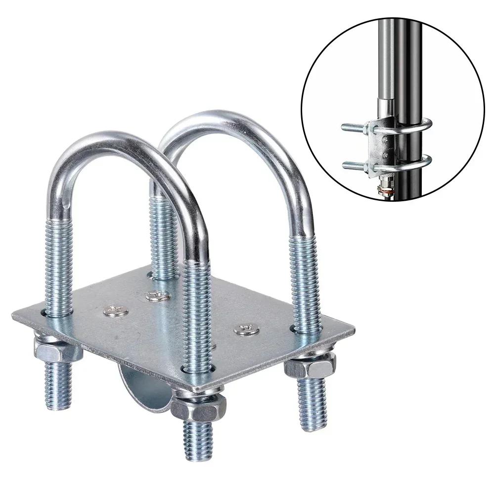 1 st Antennmastklämma Fäste U-bult Montering För Lora Helium Hotspot Miner Antenn Elverktyg Reservdelar för Klämma