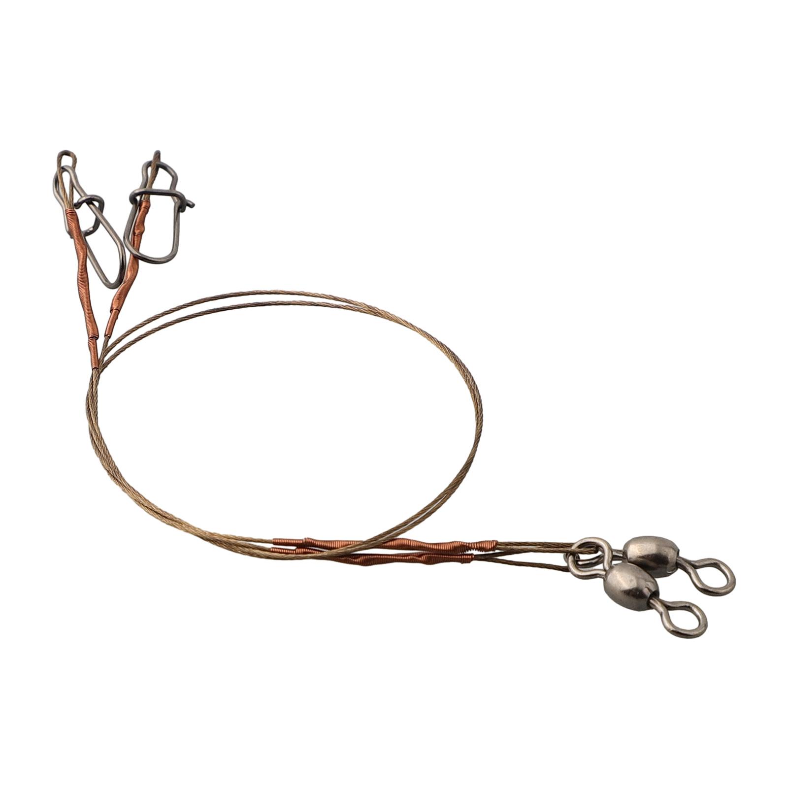 

2шт. Проволочный поводок для защиты от поклевок, леска высокого качества 20cm 9kg