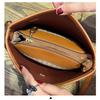 Womens Large Capacity Bucket Bag PU Leather Shoulder Crossbody Handbag Coffee Color Casual Style