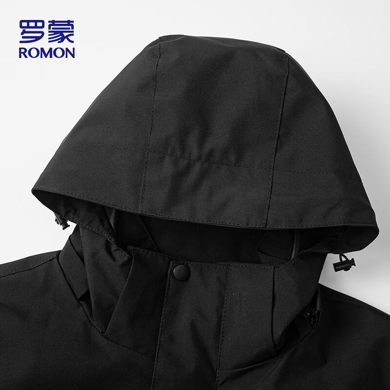 ROMON Men's Hooded Windproof Workwear Jacket