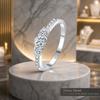 Three Stone Moissanite Engagement Ring S925 Sterling Silver D Color VVS Trilogy Wedding Ring Pass Diamond Tester