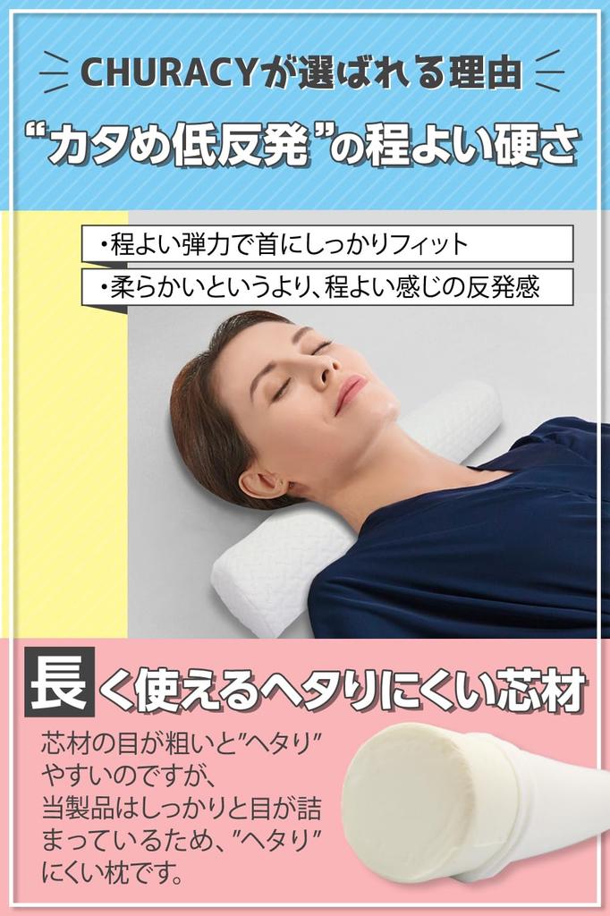 CHURACY Neck Pillow, Shoulder Relief, Neck Stretching Pillow, Stick-Shaped Neck Pillow (8cm High)