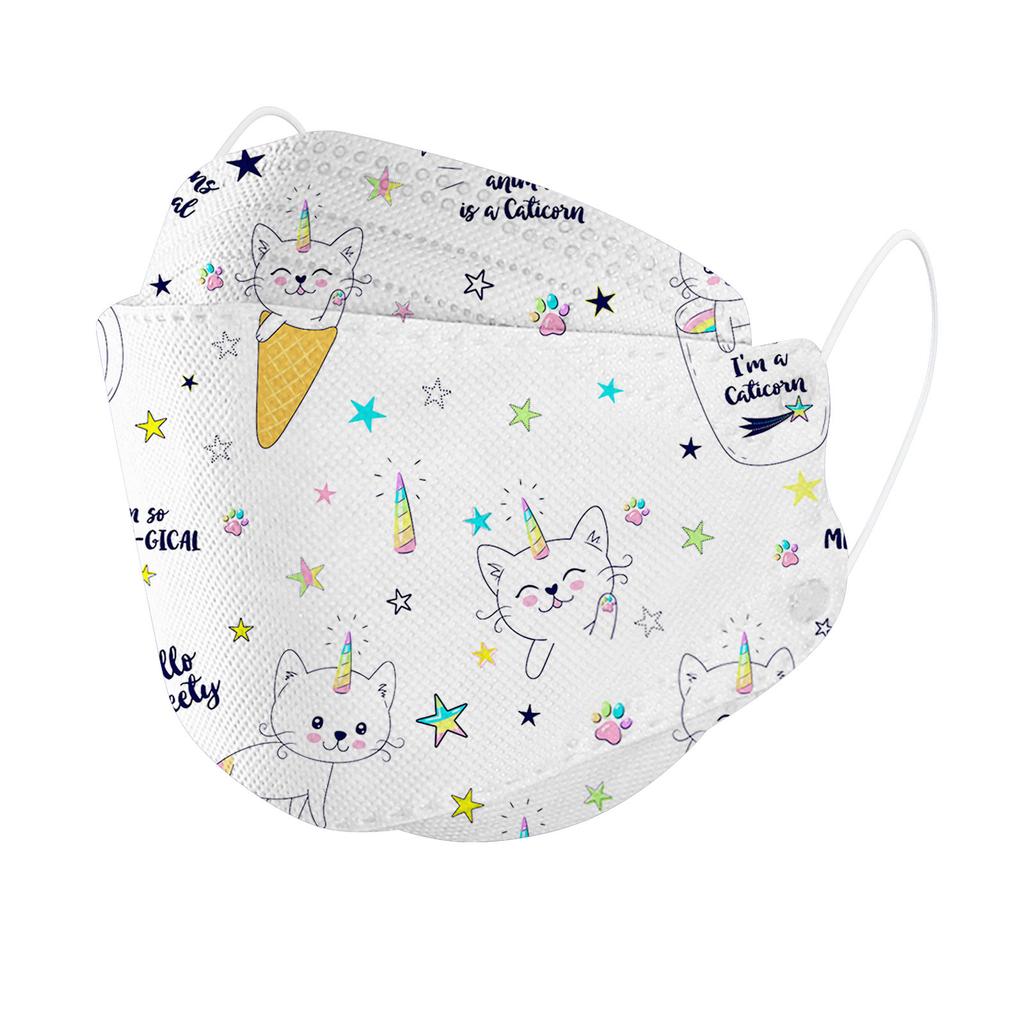 100 stk Barn Barn Baby Masker Engangsmasker Tegneserie Ørehengermasker Blandet Parti