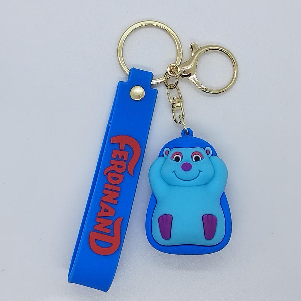 Neue Kreative Cartoon Stier Abenteuer Puppe Schlüsselanhänger Tasche Auto Schlüsselanhänger Großhandel Kawaii Niedlich Personalisierte Geschenke Y2k Mode Anime