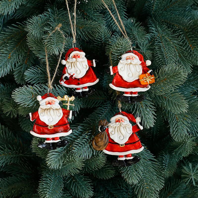 Christmas Ornaments Santa Snowman Gnome Festive Decorations Supplies Holiday