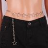 Star Metal Waist Chain Women'S Belt Y2K Dress Short Skirt Cute Japanese Style Personality Chain Belt Student Dress Waist Belt