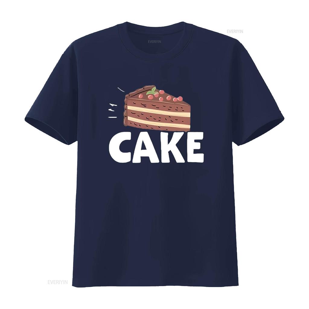 HERE FOR JUST THE CAKE Lover Women s T Shirt  Comfortable and Fashionable with Unique Print Design vintage Washed