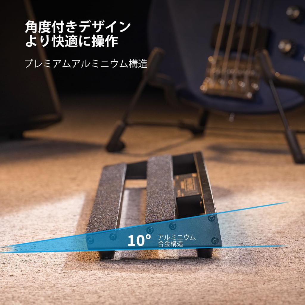 LEKATO Guitar Pedal Board Powered Pedal Board Inch lb Aluminum Alloy Pedal Board with Pedal Cable Bag Adhesive Hook Side Tape 19x5.1x1.8 1.8