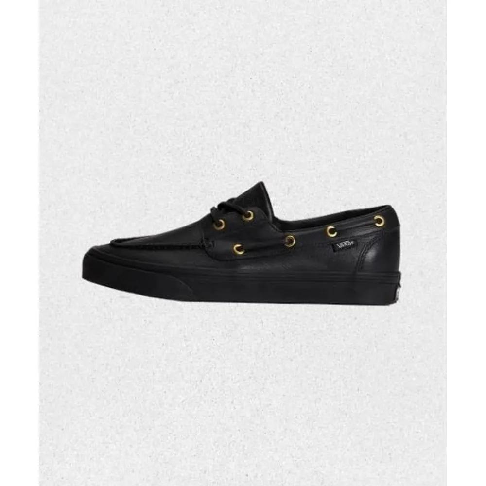Лоферы Vans на 2 люверса - Кожаные Черные VN000Z11CJK1 VSMY 1501205 285