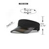 Clear Brim Summer Sun Hats Breathable Empty Top Hat Running Transparent Visor Caps  Travel Sport