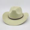 Outdoor men and women famous big-brimmed jazz hat spring and summer four seasons European and American style western suede denim top hat