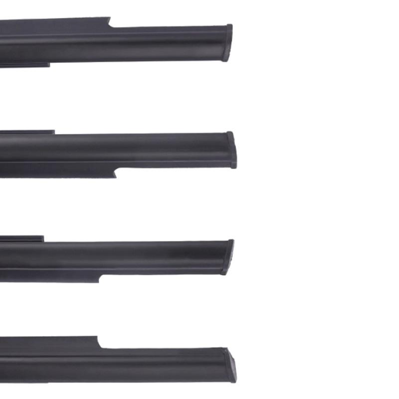 4 Stück Auto-Fenstergummidichtung für Mitsubishi Lancer 2.0L 2.4L 2008-2017 Wetterschutzdichtung Türleistenverkleidung 5727A005 5727A006